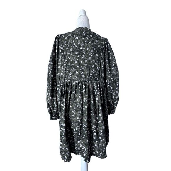 Old Navy Boho Spirit Dress Floral Green Pockets Shabby Chic SZ XL - Picture 3 of 15
